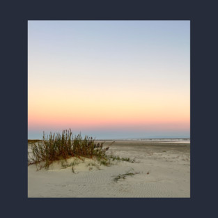 Beach dunes sunset at dusk T-Shirt