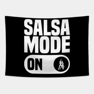 salsa mode on, Salsa Dance Lovers Tapestry