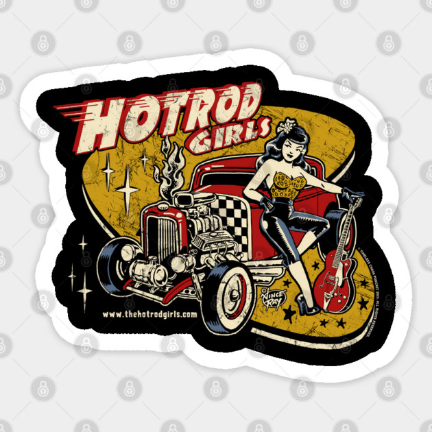 Hot Rod Girls Sticker by Timeless Chaos