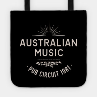 Australian Music Pub Circuit 1981 Tote