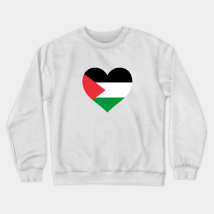 Palestine Heart Crewneck Sweatshirt