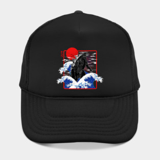 Great Wave Godzilla Hat