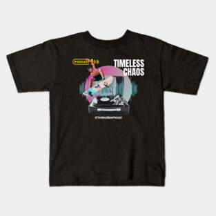 Timeless Chaos Podcast Skateboard Tee Kids T-Shirt