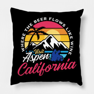 Visit Aspen California - Dumb And Dumber Spot Pillow