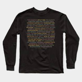 Aussie 80s Bands Tee Long Sleeve T-Shirt