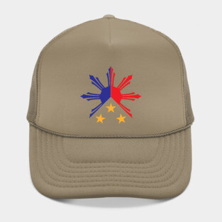 Tribal Philippines Filipino Sun and Stars Flag by AiReal Apparel Hat