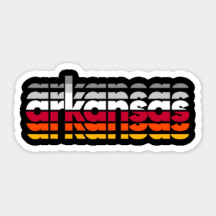 Arkansas Split Sticker