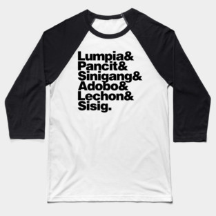Filipino Foodie Baseball T-Shirt