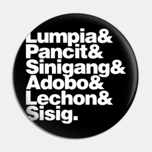 Filipino Foodie v2 Pin