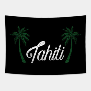 Tahiti island Tapestry