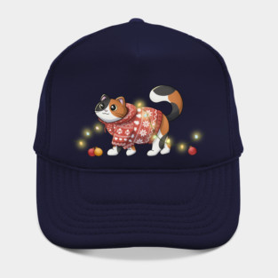 Festive Calico Cat Hat