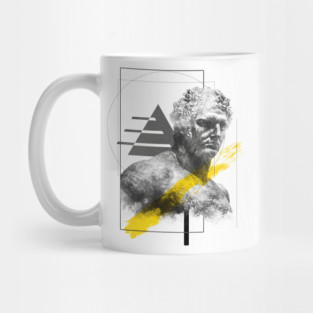 Buff Greek Statue Mug