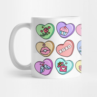 Valentine Candy Hearts Mug