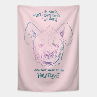 Hyena Queer Pride Tapestry