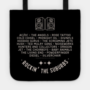 Australian Rock Music Rockin' The Suburbs Tote
