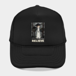 I Want To Believe Betty Boop UFO Abduction Parody Hat