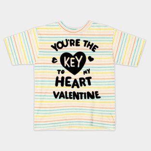 You're the Key to my Heart Valentine Kids T-Shirt