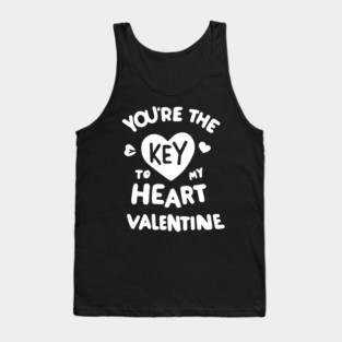 You're the Key to my Heart Valentine Tank Top