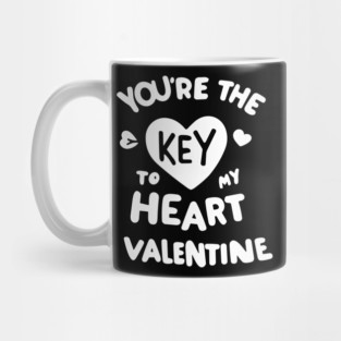 You're the Key to my Heart Valentine Mug