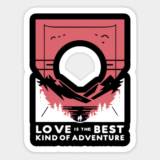 Love is the Best Kind of Adventure Magnet by Frank Ring