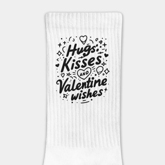 Hugs Kisses Valentine Wishes by Frank Ring