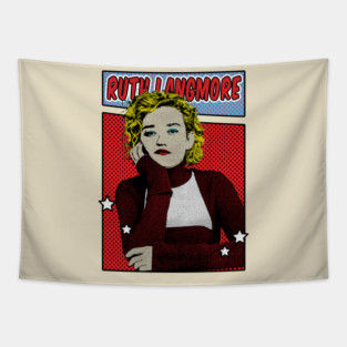 Ruth Langmore Pop Art Comic Style Tapestry