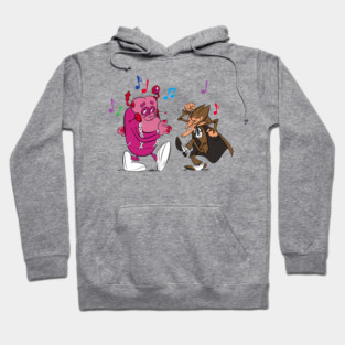 Franken Berry & Count Chocula dancing Hoodie