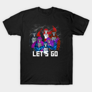 Gorilla Tag Let’s Go Monke Team T-Shirt VR T-Shirt