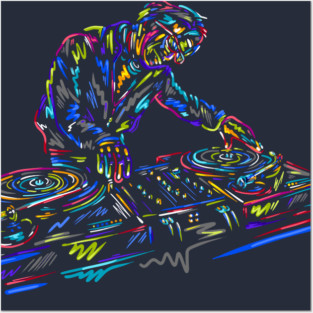 dj Posters and Art