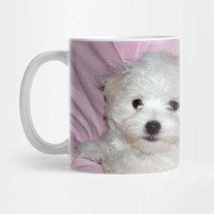 photo puppy pretty in pink Mug