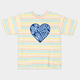 Whitecap warp text Kids T-Shirt