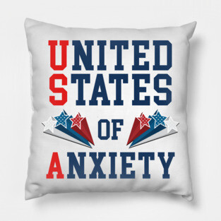 United States of Anxiety Pillow