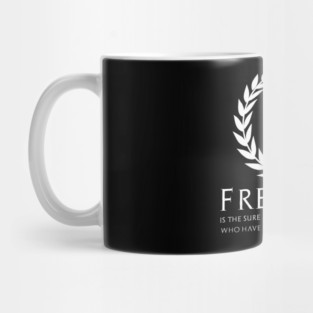 Ancient Greek Athenian Democracy Pericles Quote On Freedom Mug