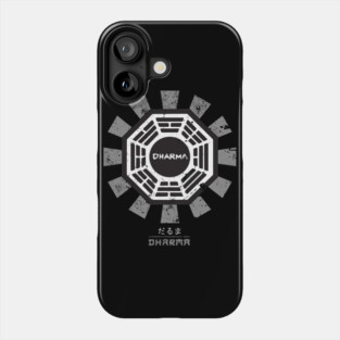 Dharma Initiative Lost Retro Japanese Phone Case