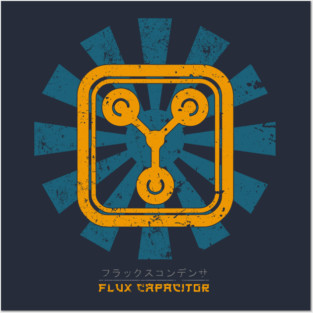 Flux Capacitor Retro Japanese Posters and Art