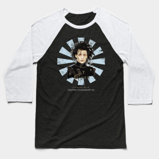 Edward Scissorhands Retro Japanese Baseball T-Shirt