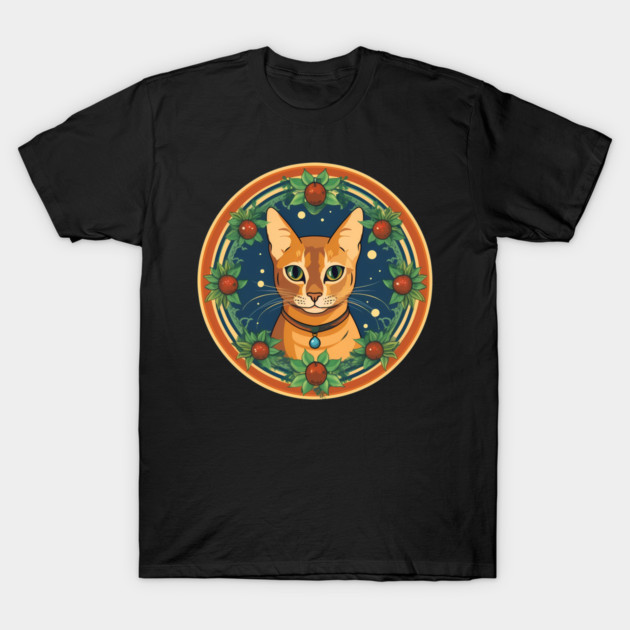 Abyssinian Cat Xmas Ornament, Love Cats T-Shirt by logiamerch