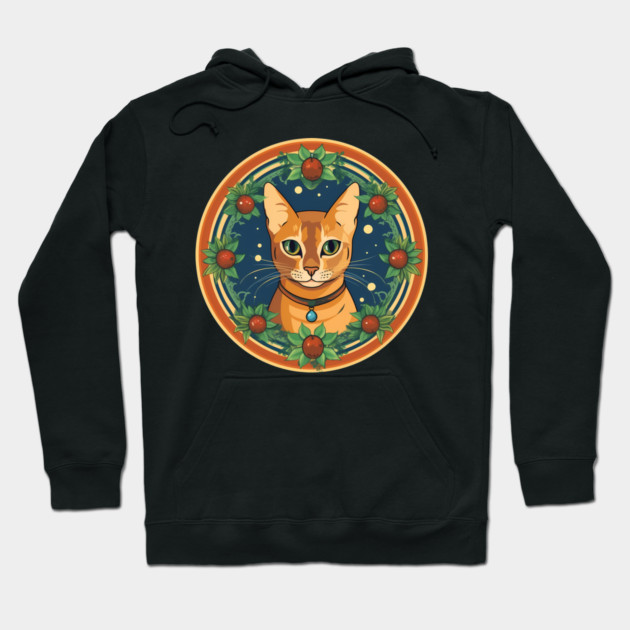 Abyssinian Cat Xmas Ornament, Love Cats Hoodie by logiamerch