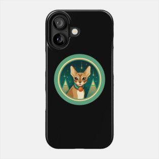 Abyssinian Cat Xmas Ornament, Love Cats Phone Case