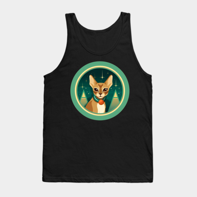 Abyssinian Cat Xmas Ornament, Love Cats Tank Top by logiamerch