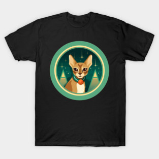 Abyssinian Cat Xmas Ornament, Love Cats T-Shirt