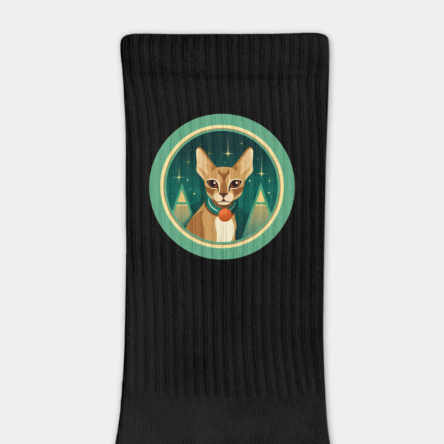 Abyssinian Cat Xmas Ornament, Love Cats by logiamerch