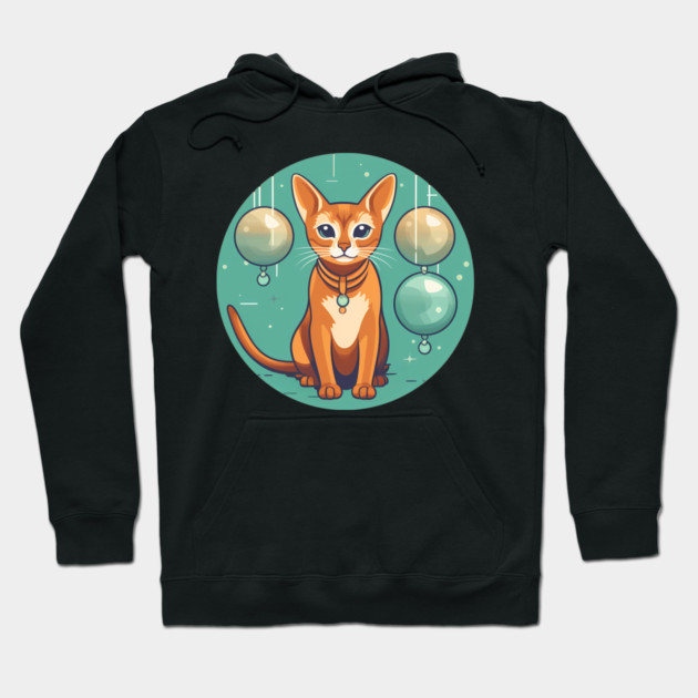 Abyssinian Cat Xmas Ornament, Love Cats Hoodie by logiamerch