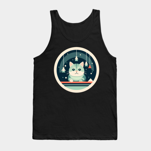 American Shorthair Cat Tank Top by logiamerch