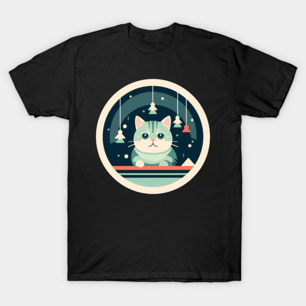 American Shorthair Cat T-Shirt by logiamerch