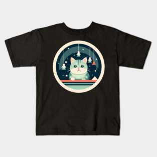 American Shorthair Cat Kids T-Shirt