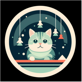 American Shorthair Cat Posters and Art