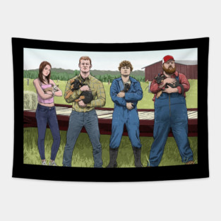 LetterKenny Cartoons Tapestry