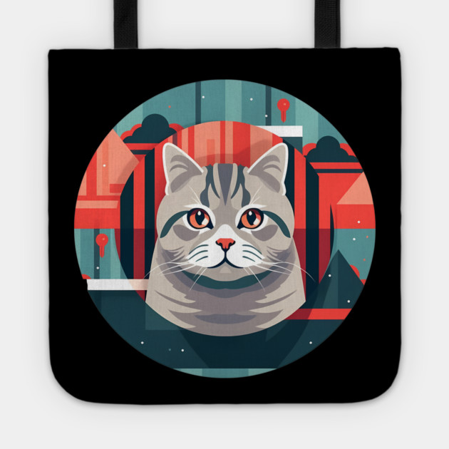 American Shorthair Cat Xmas Ornament Tote by logiamerch