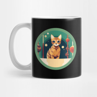 Bengal Cat Xmas Ornament, Love Cats Mug